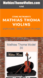 Mobile Screenshot of mathiasthomaviolins.com